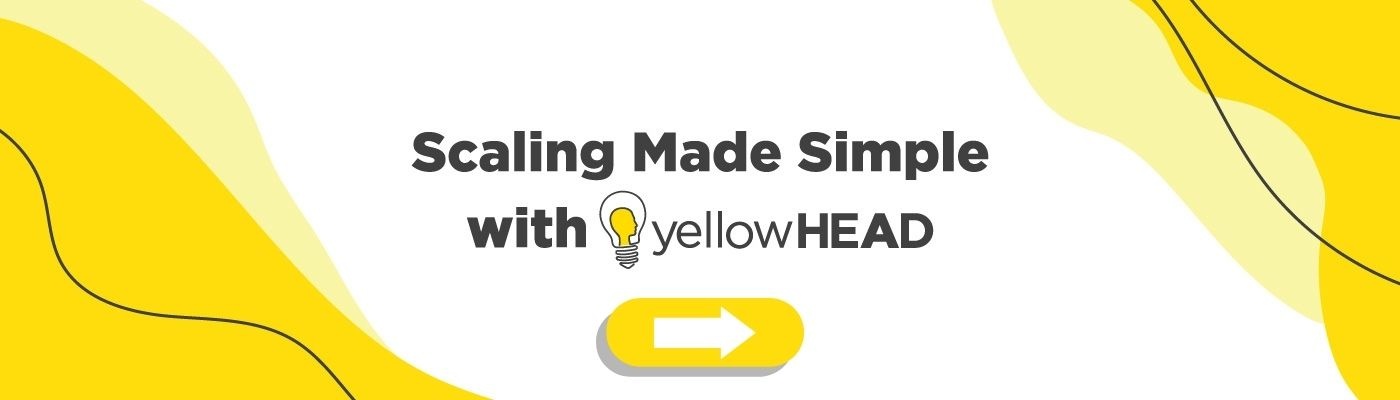 Talk marketing with yellowHEAD